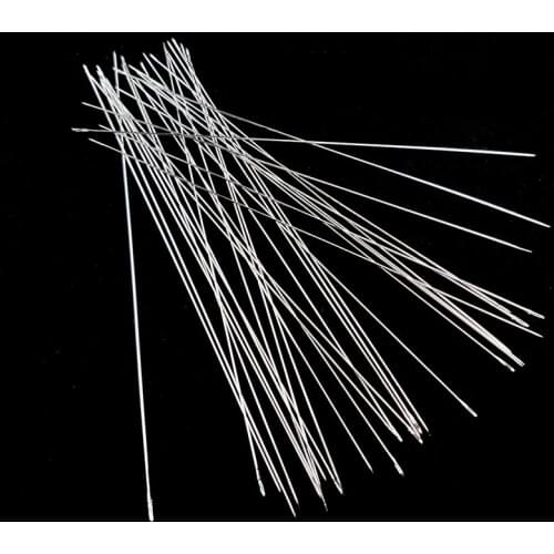 YHBZRET 30pcs Stainless Steel tool Beading Needles for beads Threading String Cord Jewelry Craft Making Tool Bracelet Pins DIY