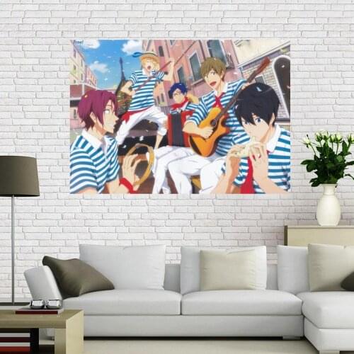 Custom canvas poster Free!-Eternal Summer- Art painting Big Size poster cloth fabric wall poster print Silk Fabric Print