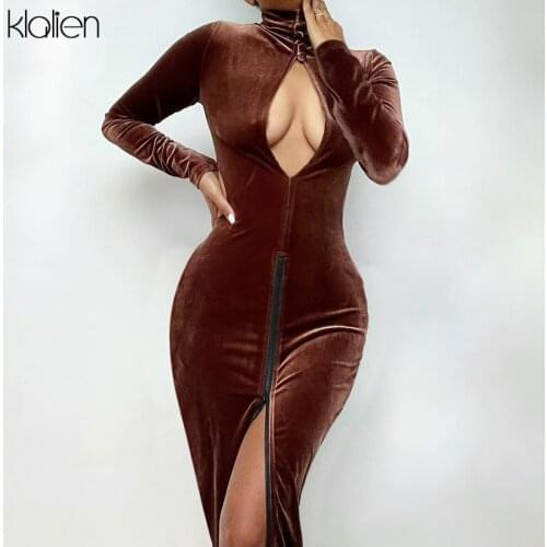 Длинные платья KLALIEN China At AliExpress