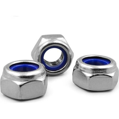 M4 M5-M12 Left thread Nut Self-Locking Non-slip Nuts Anti-Loose Nutted