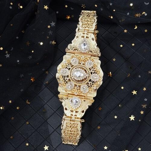 Moroccos very popular wedding decoration belt hollow-flowered wedding dress belt is designed for attractive women