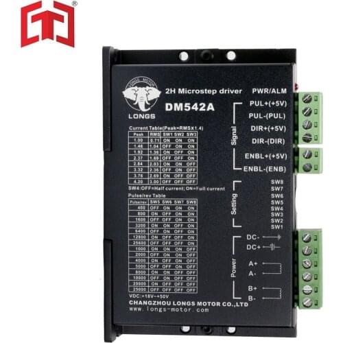 Microstep driver for cutting machine DM542A