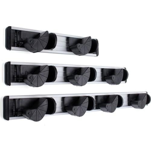 3 Pack Wall Mounted Broom and Mop Holder Mop Broom Organizer for Garage Garden Kitchen Bathroom Pantry Tool Storage