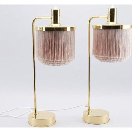 New post modern tassel living room dining room lamp art bedside bedroom designer model room art desk lamp