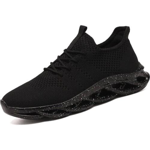 2019 New High Quality Flexible Tennis Shoes Breathable Sneakers Men Comfortable Sport Shoes Male Stable Non-slip Fitness Trainer
