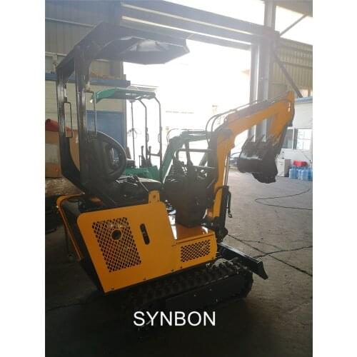 New Mini digger for garden farmland mini digger excavator 1ton factory price crawler excavator