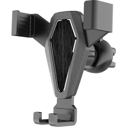 Durable Car Air Vent Mount Stand for Phone Universal Gravity Automatic Car Phone Holder Aluminum Alloy Bracket Stable