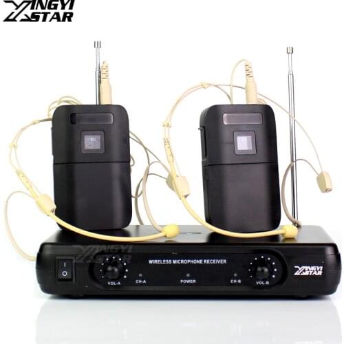 Professional Headworn Wireless Microphone Headset Mic Cordless Receiver BLX1 Transmitter For Kaeaoke DJ Mixer Audio PC Amplifier