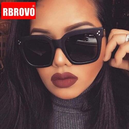 RBROVO 2021 Fashion Square Sunglasses Women Designer Luxury Man/Women Sun Glasses Classic Vintage UV400 Outdoor Oculos De Sol