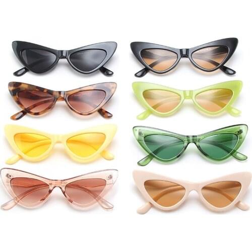 Luxury Women Men Sunglasses Cat Eye Plastic Female Male Eyeglasses UV400 Acrylic Lenses Eyewear Sun Shade Glasses 2021 Design