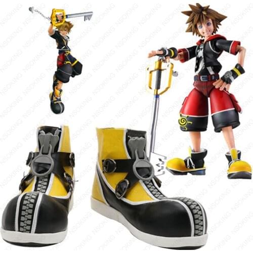 Kingdom Hearts 2 Boots Cosplay Sora Anime Shoes