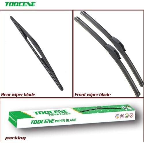 Front And Rear Wiper Blades For Dodge Grand Caravan 2007 2008 2009 Windscreen Windshield Wipers Auto Car Accessories 28+28+16