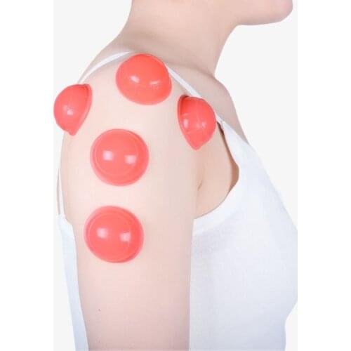 1Pcs/5Pcs Hot Cute Silicone Cupping Device Massager Vacuum Body Cups Back Body Massage Health Care Tools SN-Hot