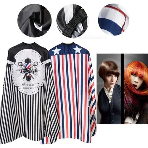 Pattern Cutting Hair Waterproof Cloth Salon Barber Cape Hairdressing Hairdresser Apron Haircut capes Retro Hairdressing Cloth