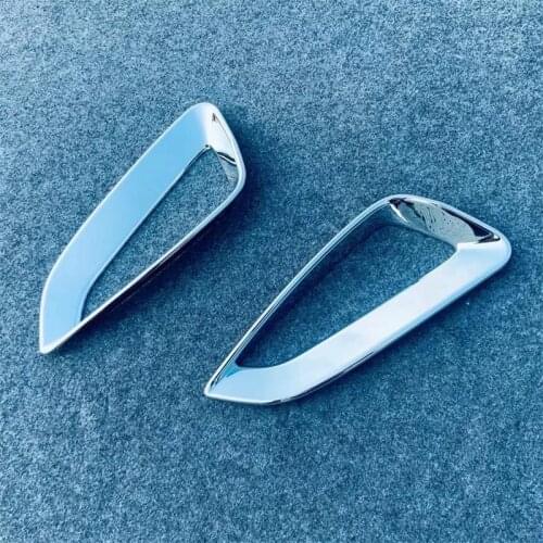 For Toyota Yaris XP210 2020 2021 Rear Fog Light Cover Tail Foglight Lamp Protector Cover ABS Chromed Car Moulding Accessories
