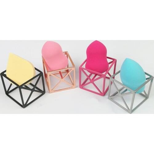 1pcs Square Puff Rack Makeup Sponge Gourd Powder Puff Rack Egg Powder Puff Bracket Box Dryer Organizer Beauty Shelf Holder Tools