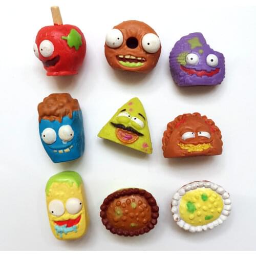 10pcs/lot Trash Mini Figure Pack Grossery Rotten Bin Gang Monster Squishy slime Toy Joke gadget Anti-Stress chancery squish A