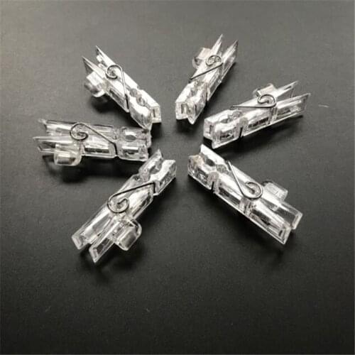 30pcs plastic clips for Card Pictures Photos Clips Pegs Bright String Light Lamp Indoor Home Party Festival Decor dropship