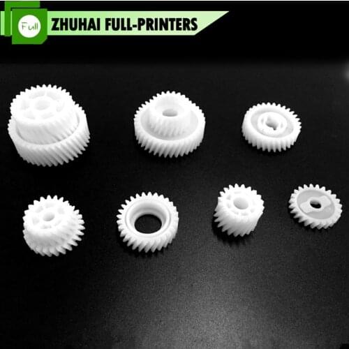 4sets Developing Gear Kit 7pcs SCREW GEAR IDLER GEAR New Compatible for Konica Minolta K7075 K7085 Di750 Di850 Pro920 Pro950