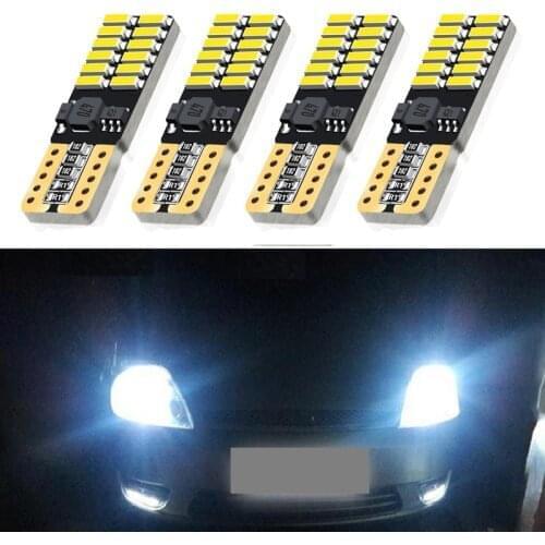 4pcs T10 LED W5W 194 Car Lights For Volkswagen VW Passat B5 B6 Bora POLO GOLF 6 4 5 Jetta MK4 Auto Led Interior Light Trunk Lamp