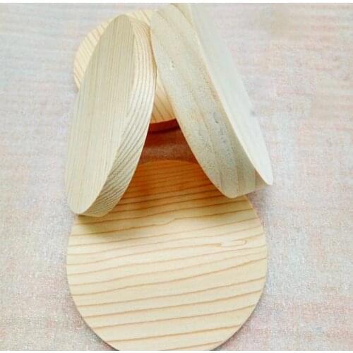 8pcs Diameter:80mm Thickness:20MM Pine Solid Wood Decorative Wood Piece Round Wood Piece Diy Handmade Model Material