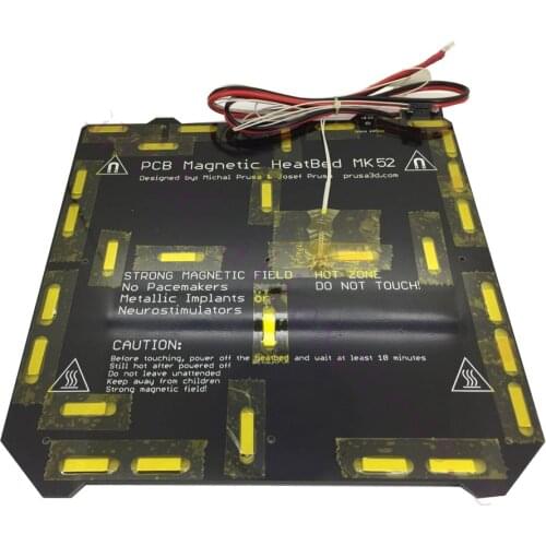 3D printer accessories Prusa MK3S MK52 MagneticMK3 heating plate hot bed with magnet