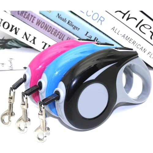 3M 5M Automatic Retractable Dog Leash Roulette For Small Medium Dogs Leashes Walking Running Lead Traction Device Artifact Hund