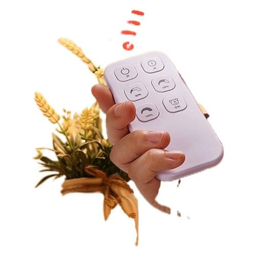 Wireless remote intelligent charging night light bedroom lamp with a dimmable bedside cabinet wine self led light bar