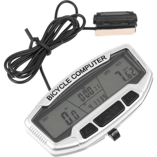 Sunding Waterproof Bike Bicycle Digital LCD Computer Mountain Bicycle Odometer Speedometer Stopwatch Velometer Auto Backlight