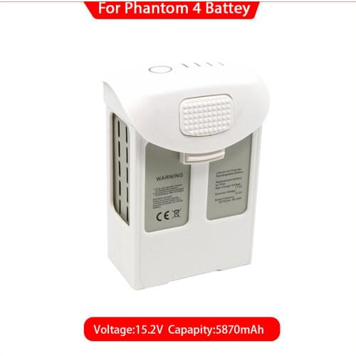 For DJI Phantom 4 Series Intelligent Flight Battery (5870mAh, High Capacity) phantom 4 pro battery Max 30 mins flight time