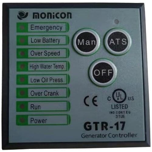 Chinese Factory ！MONICON Control GTR-17 GTR17 Automatic Start Generator Controller motor auto start circuit board monitor