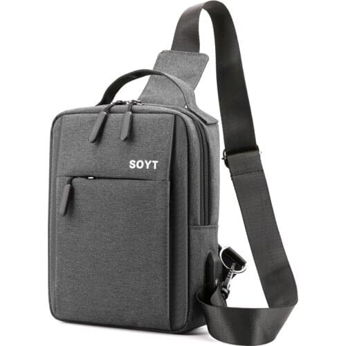 Male Shoulder Bags USB Charging Crossbody Bags Men Anti Theft Chest Bag Phone Handbag And Purse Summer Short Trip Messengers Bag