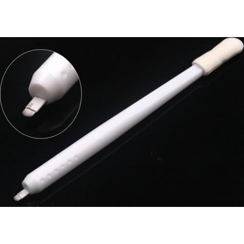 Wholesale disposable microblading tebori pen in 12CF/14CF/17CF/18U Blade Manual Brow Tattoo Tool with Expiry date/Lot No
