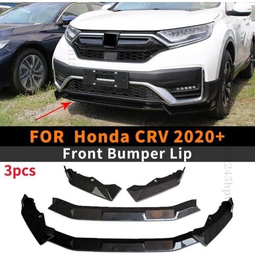 Front Bumper Lip Chin Diffuser Spoiler Deflector ProtectorDecoration Tuning Accessories Body Kit For Honda CRV 2020 2021 2020