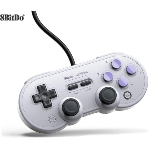 For Windows, Steam (Windows), Raspberry Pi, Switch SN Edition 8BitDo SN30 Pro USB Gamepad Wired Controller