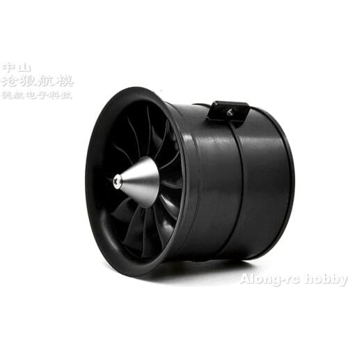 Free Shipping QX CW/CCW 70mm EDF 12 Blades 6S 3300g Thrust Outrun Motor QF3027-2200KV 100A ESC For 70 Jet RC Airplane Plane Part