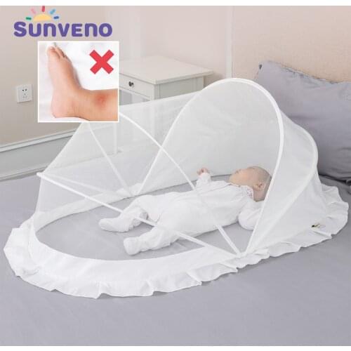 Sunveno Portable Mesh Mosquito Net Cover Foldable Arched Mosquitos Nets Anti Mosquito for Baby Camping, Patio