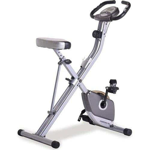 Exerpeutic Folding Magnetic Upright Exercise Bike
