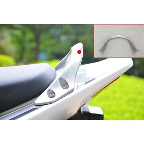 Wotefusi Silver Rear Grab Bar Handle Rail For Honda CB400 V-TEC 2004-2013 06 07 08 09