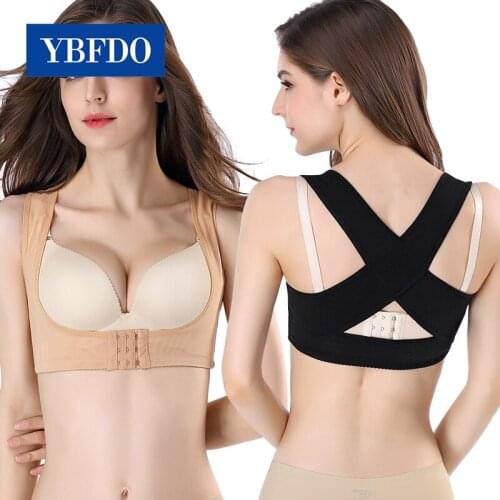YBFDO 2020 New Womens chest support correction anti-kyphosis correction belt adjustable back posture corrector