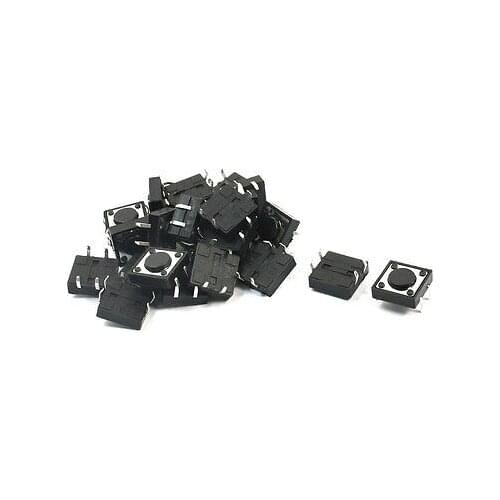 100Pcs Momentary Tact Tactile Push Button Switch 12x12x4.3mm 4-pin DIP