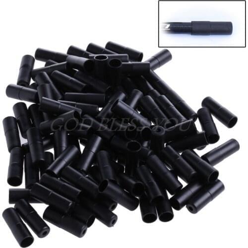 100Pcs Bike Bicycle Brake Gear Outer Cable End Caps Tips Crimps 5MM Plastic Brake Cap Drop Shipping