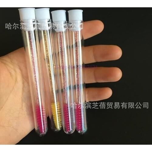 1000pcs Eyelash Extender Disposable Eyebrow Brush Separate Tube Design