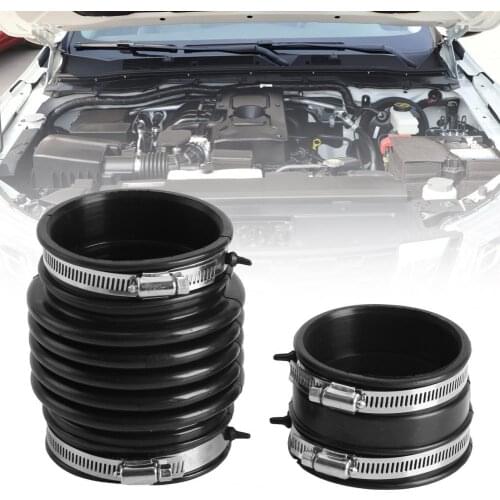 2Pcs Engine Rubber Air Cleaner Intake Hose Boot Tube 16576-EA200 for Nissan-Frontier-Xterra 4.0L Tire Repair Tools Accessories