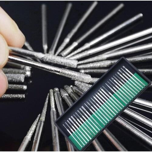 200set 30pcs/set Nail polishing tool nail polisher accessories alloy polishing head polishing drill bit