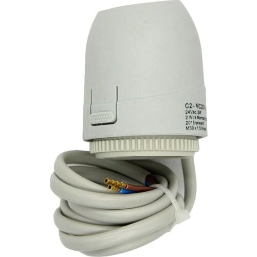 220v 24v electrothermal actuator thermal electric drive motor normally closed open for underfloor heating manifold