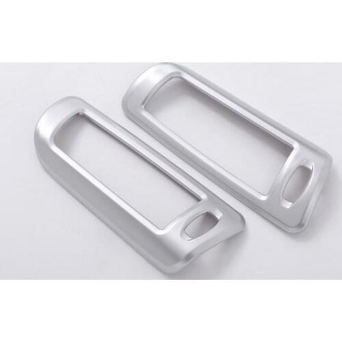 2x Chrome Car Interior B Pillar Air Outlet Decoration Trim Frame Sticker For Mercedes Benz S Class S300 S320 S350 ABS