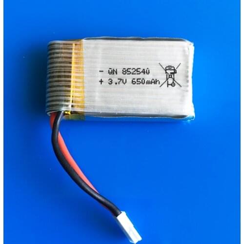 3.7V 25C Lipo lithium polymer rechargeable Battery 650mAh For Syma X5C X5 RC Quadcopter Helicopters RC Drone Parts 852540