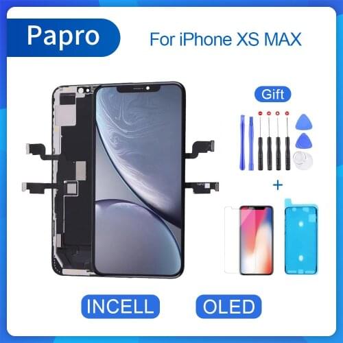AAA+++ For iPhone XS Max OLED With 3D Touch Digitizer LCD Screen Assembly No Dead Pixel Replacement Display True Tone Supported