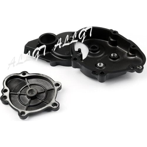 Engine Starter Case Crankcase Cover Fit For Kawasaki Ninja ZX10R 2006 2007 2008 2009 2010 Black